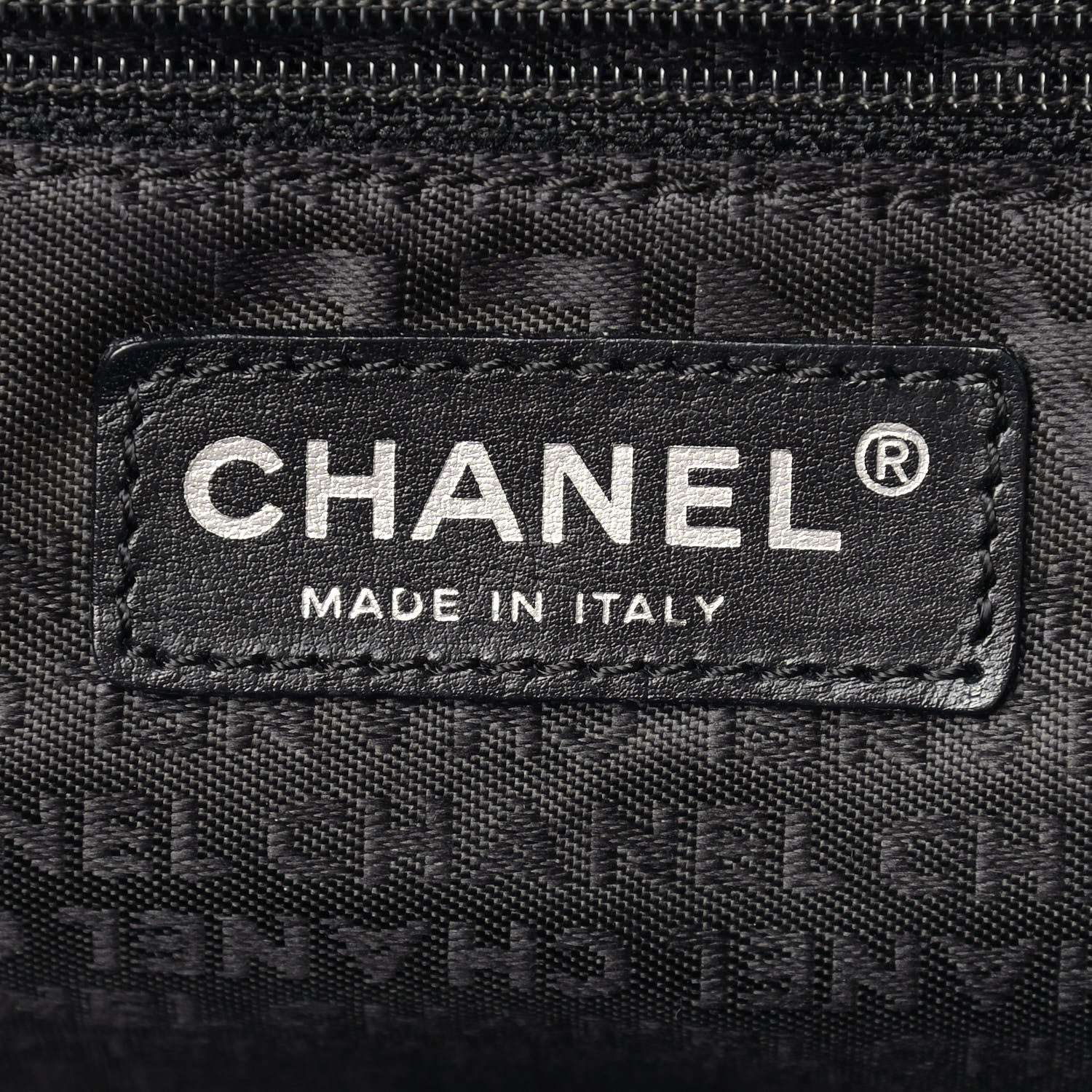 Chanel Caviar Square Stitched Tote Black 6 of 10