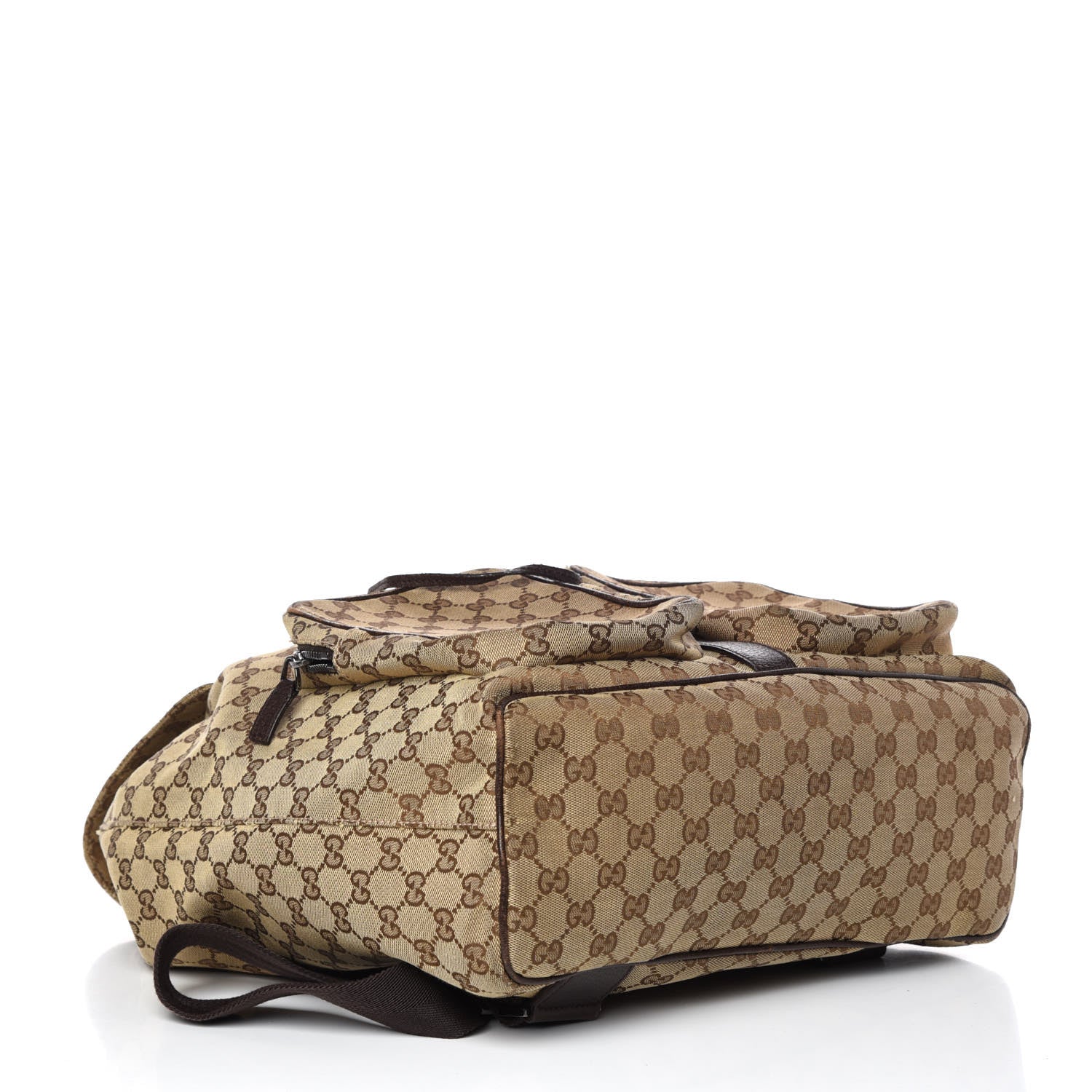 Gucci Monogram Backpack Dark Brown 4 of 21