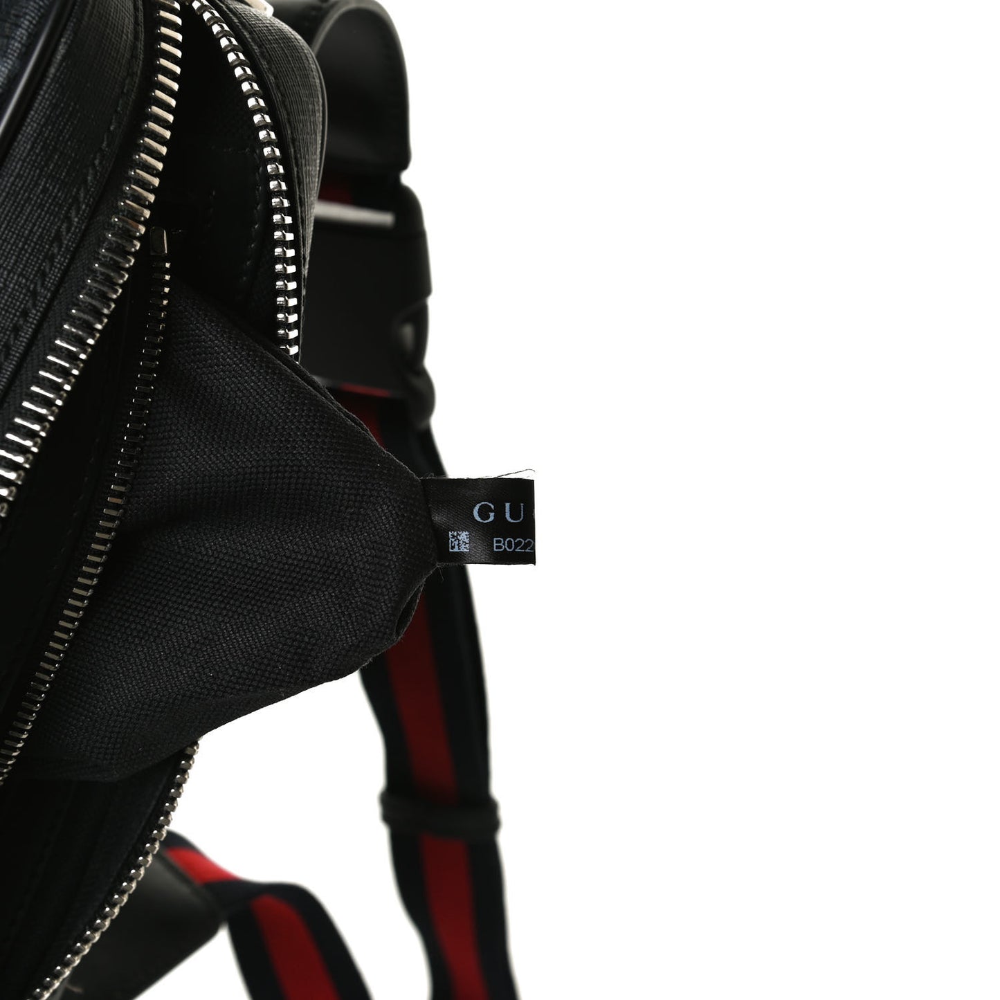 Soft GG Supreme Monogram Web Belt Bag Black Grey