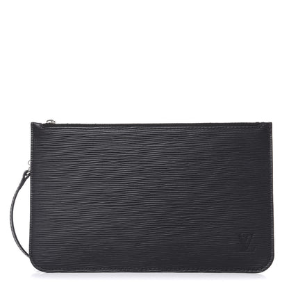 Louis Vuitton Epi Neverfull Pochette MM GM Black 1 of 11