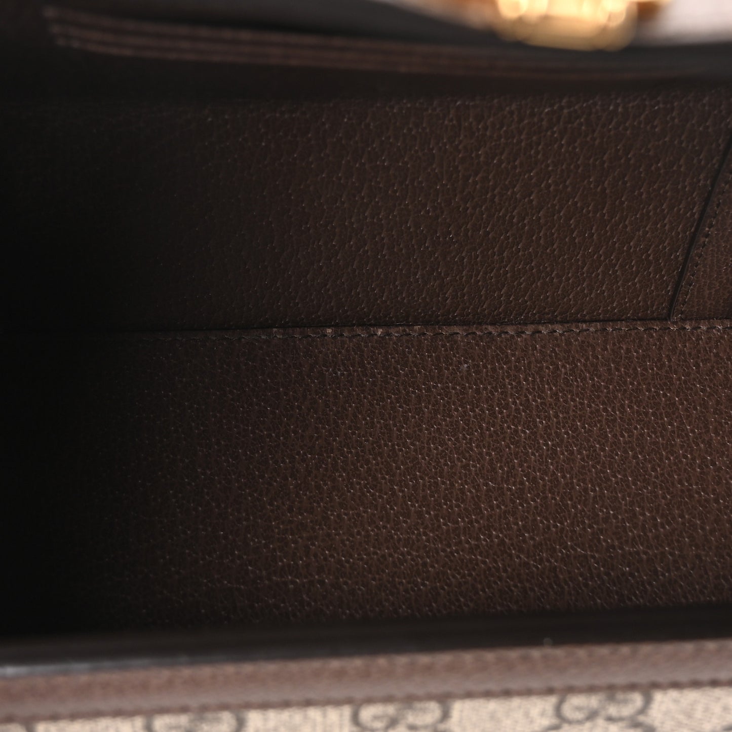 GG Supreme Monogram Textured Dollar Calfskin Mini Trunk Shoulder Bag Beige Ebony New Acero