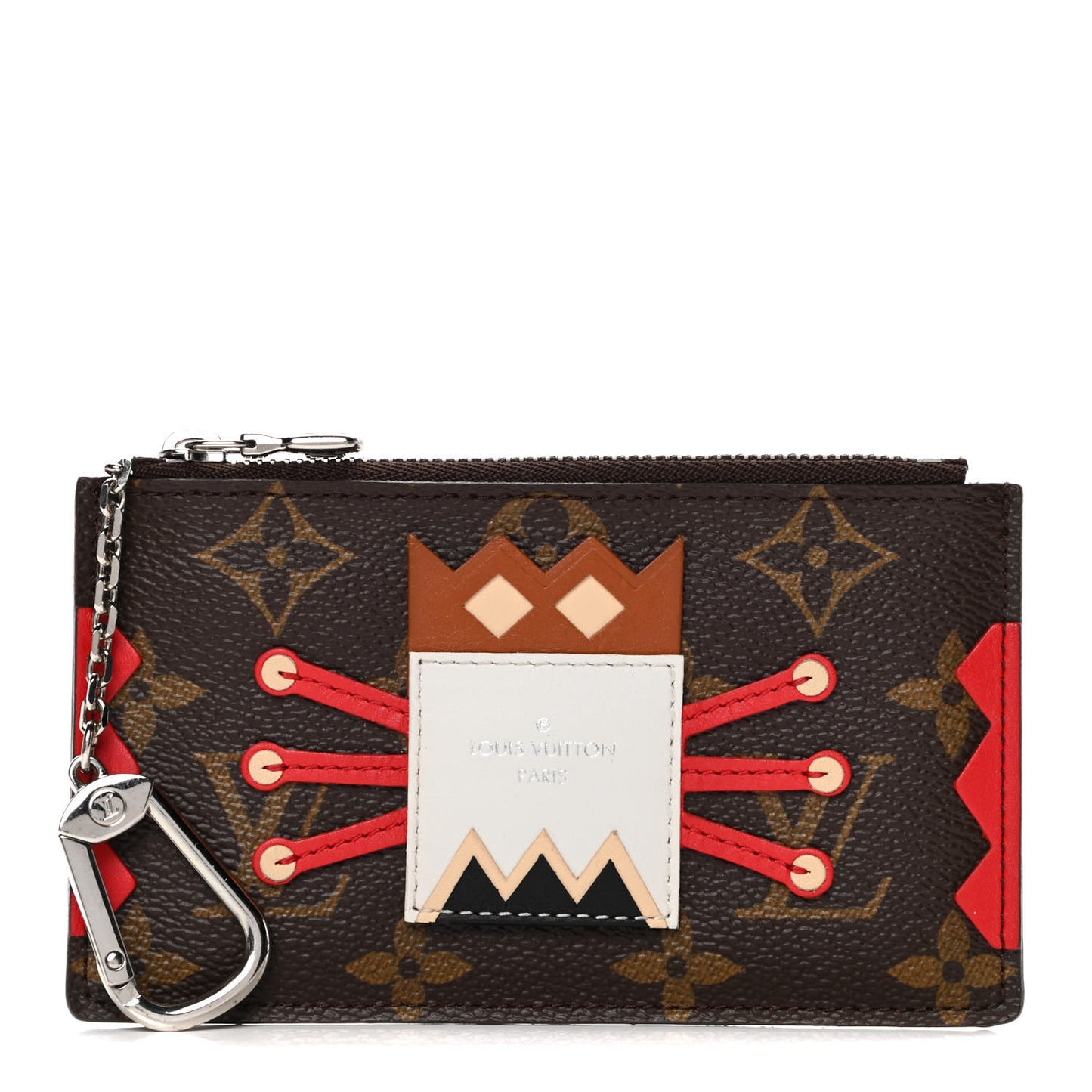 Monogram Tribal Key Pouch