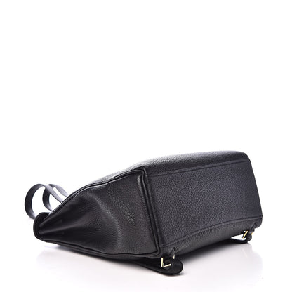 Hermes Taurillon Clemence Kelly Ado Backpack Black 4 of 11