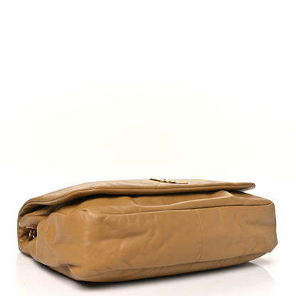 Saint Laurent Lambskin Matelasse Monogram Large Jamie 4.3 Tabac Brown 4 of 10