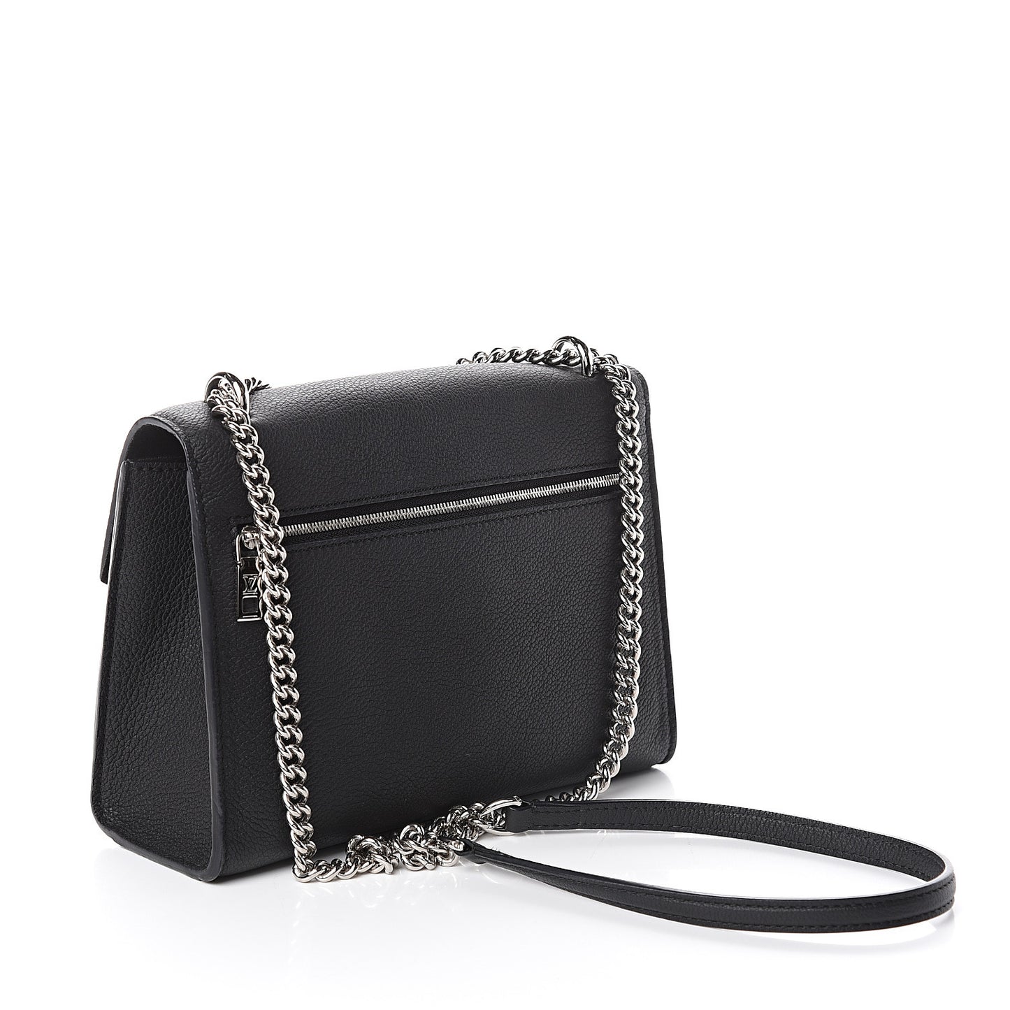 Soft Calfskin My Lockme Chain Bag BB Black