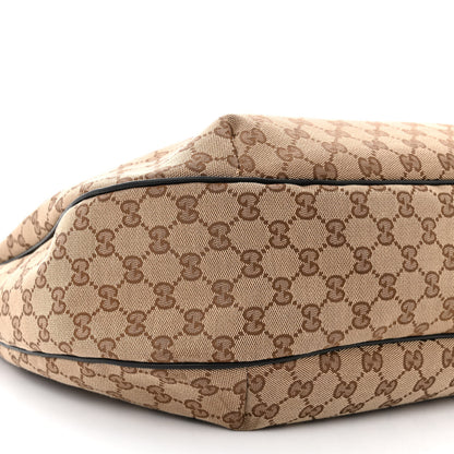 Gucci Monogram Large New Ladies Web Hobo Dark Brown 9 of 10