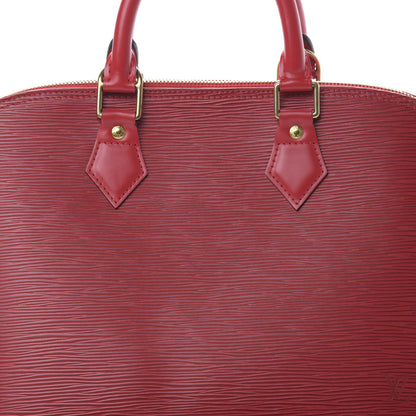 Louis Vuitton Epi Alma PM Castillan Red 8 of 11
