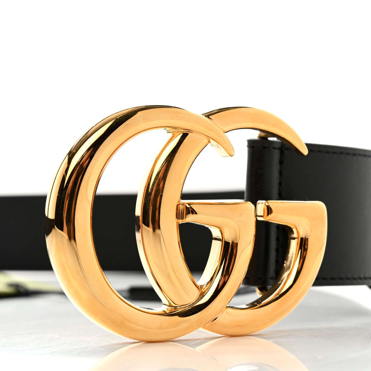 Gucci Plutone Calfskin Double G 40mm Belt 100 40 Black 6 of 7