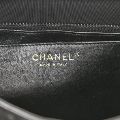 Chanel Caviar Quilted Maxi Single Flap Black 6 of 13