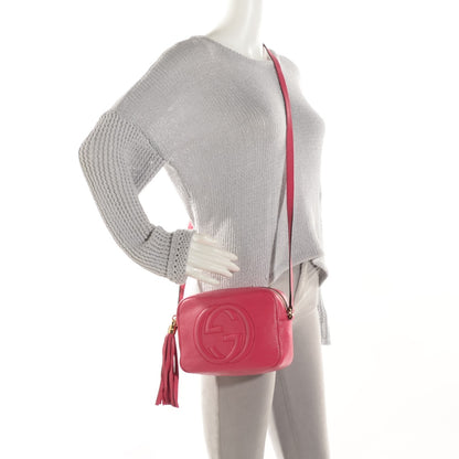 Gucci Pebbled Calfskin Small Soho Disco Bag Pink 2 of 9