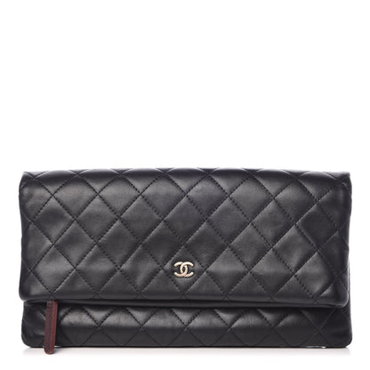 Chanel Lambskin Quilted CC Beauty Clutch Black 1 of 9