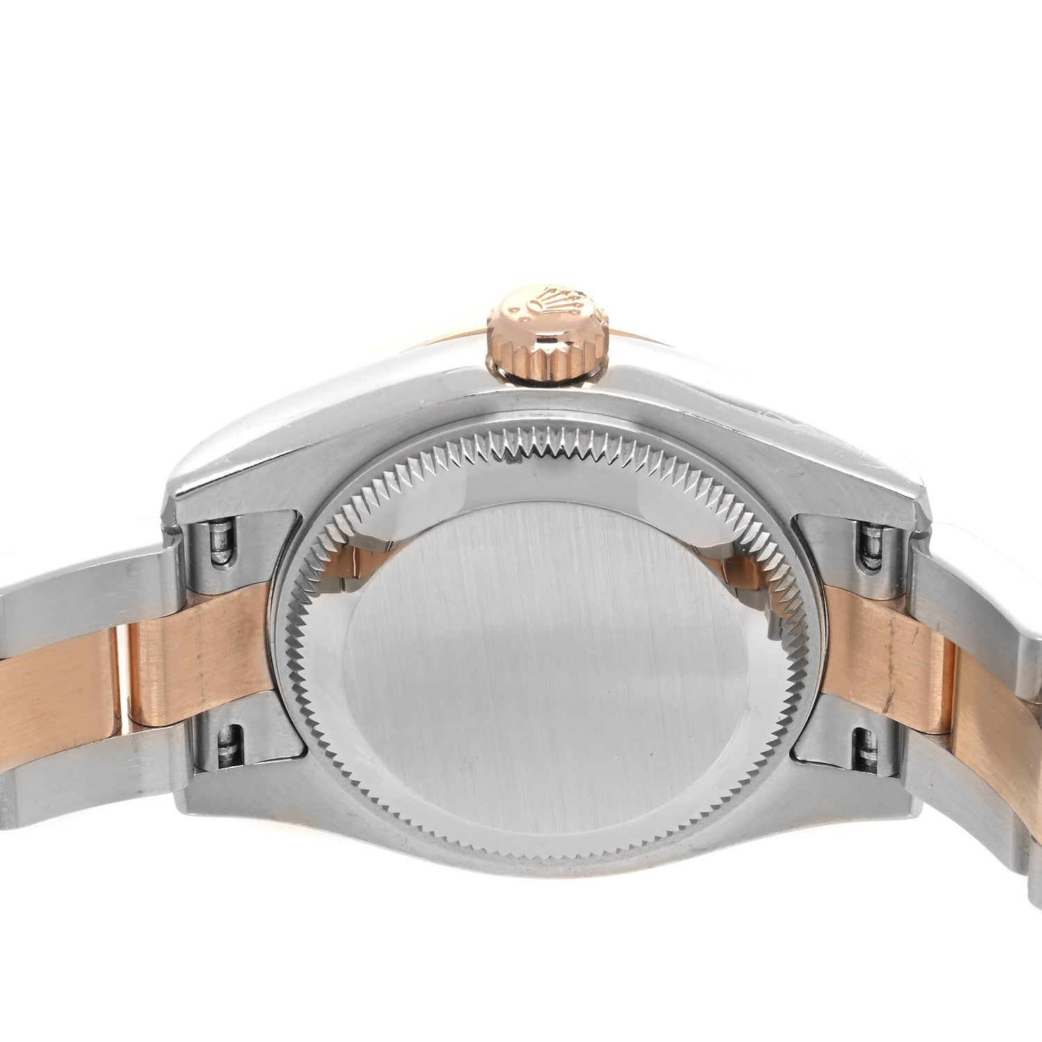 Rolex Stainless Steel 18K Everose Gold Diamond 26mm Oyster Perpetual Datejust Watch Pink Jubilee 179161 4 of 4
