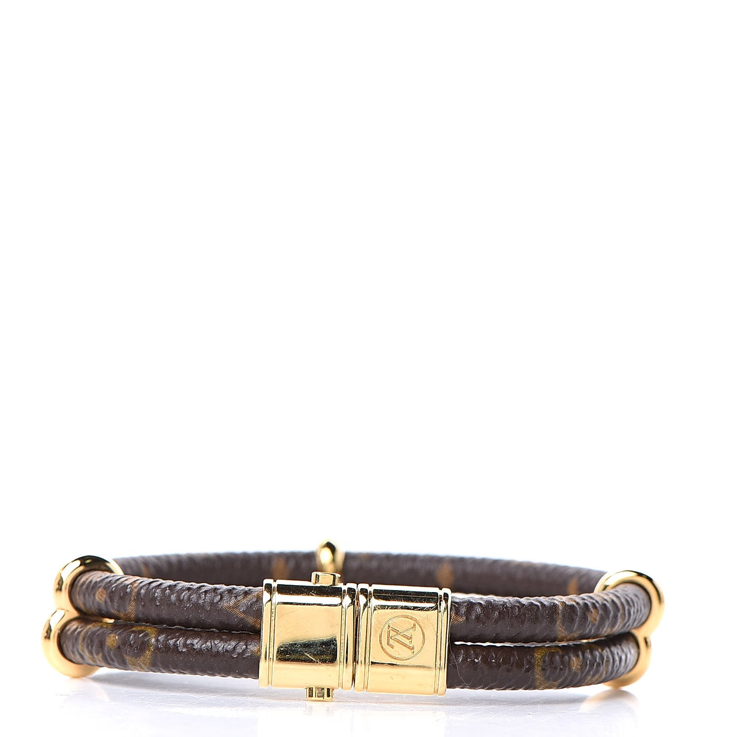 Louis Vuitton Monogram Keep It Twice Bracelet 17 3 of 5