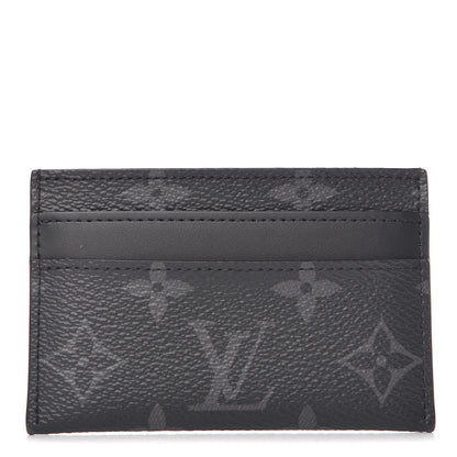 Louis Vuitton Monogram Eclipse Porte-Cartes Double Card Holder 1 of 7