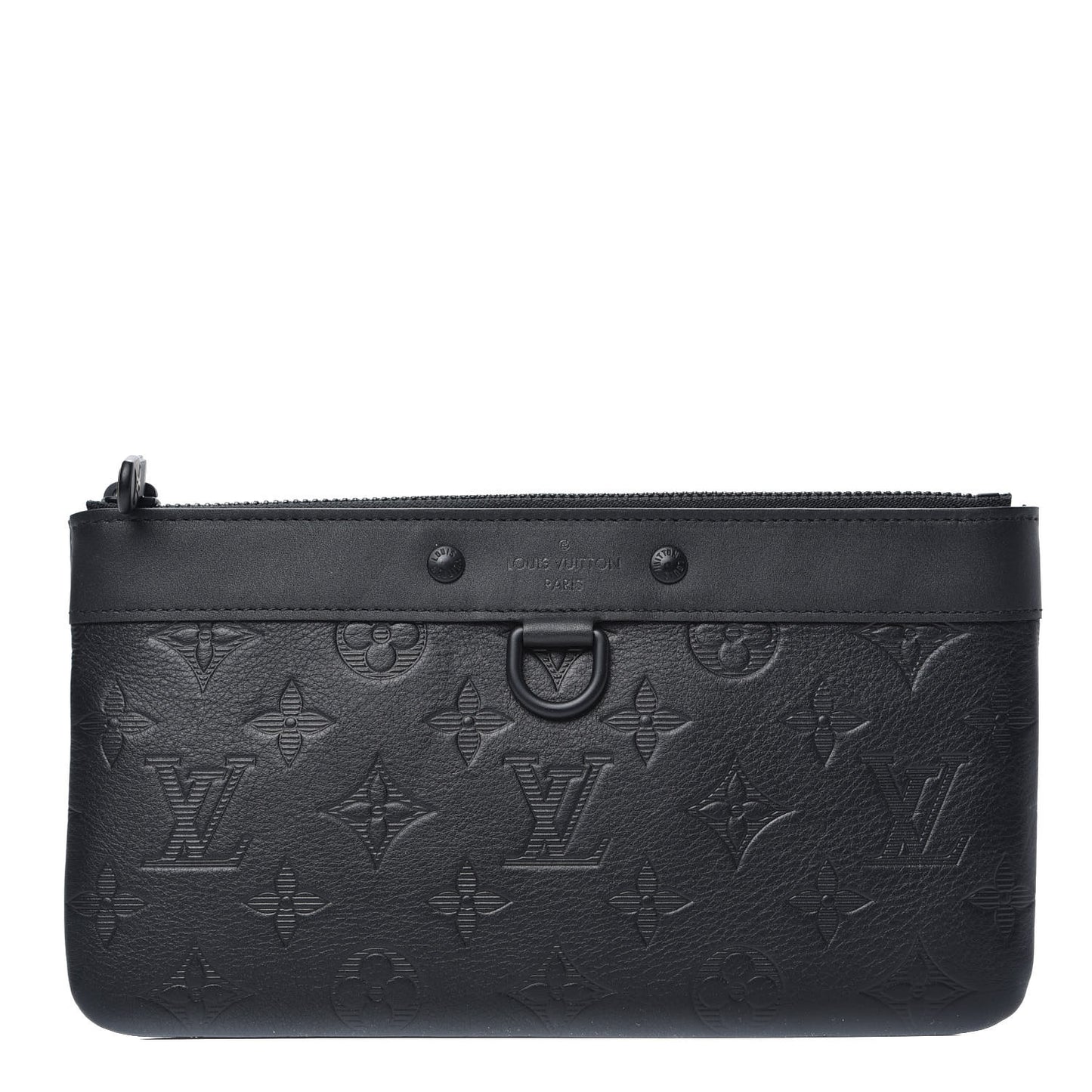 Calfskin Monogram Shadow Discovery Pochette PM Black