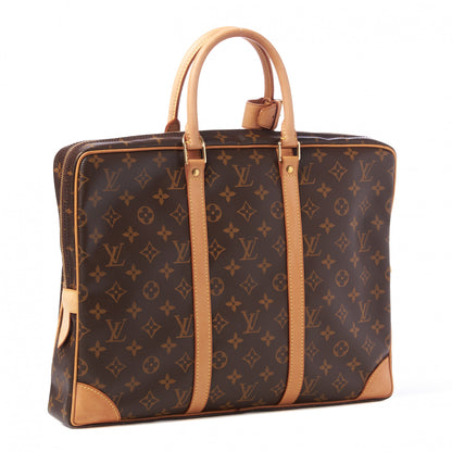 Louis Vuitton Monogram Porte-Documents Voyage Briefcase 2 of 8