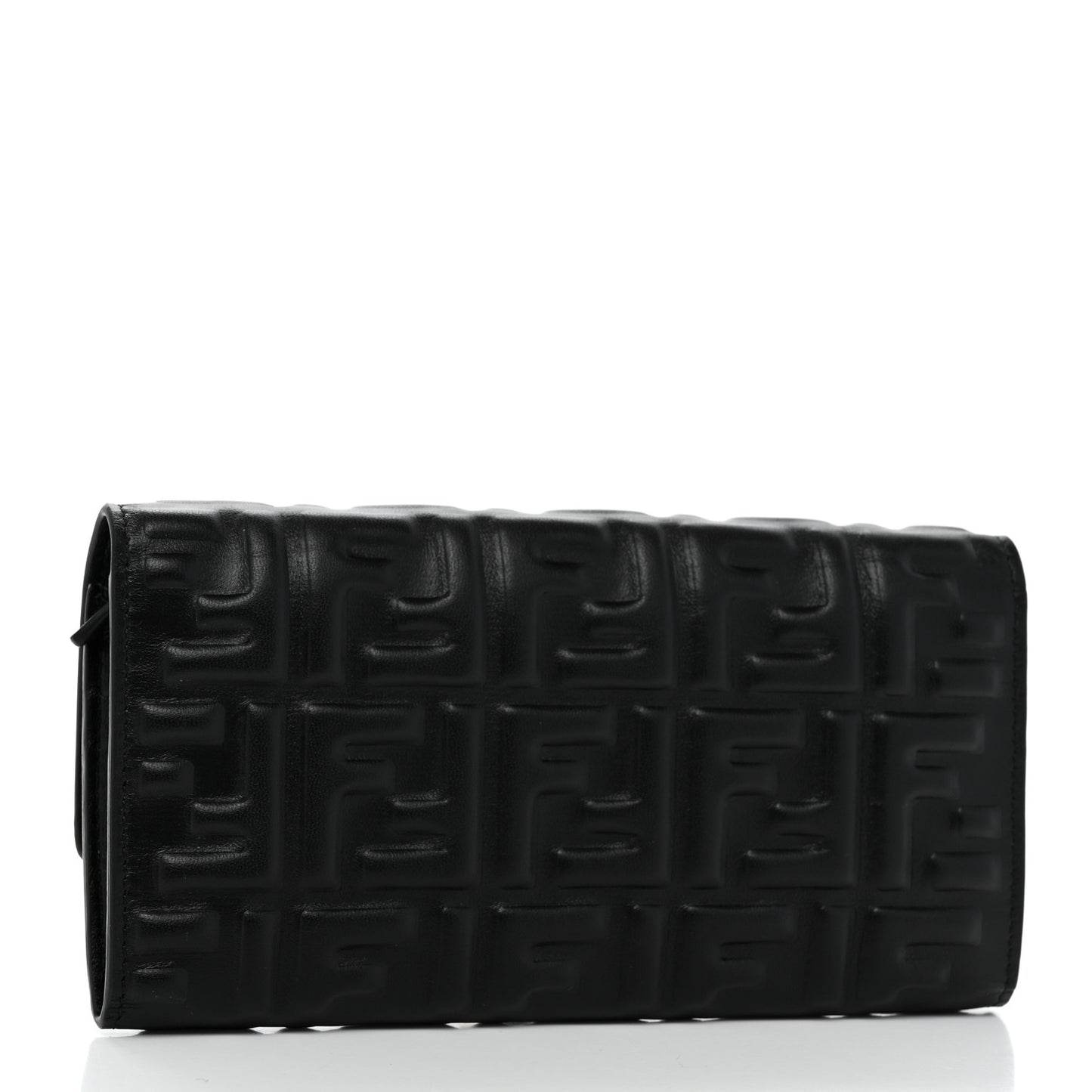 Nappa Matisse FF Embossed Continental Wallet Black