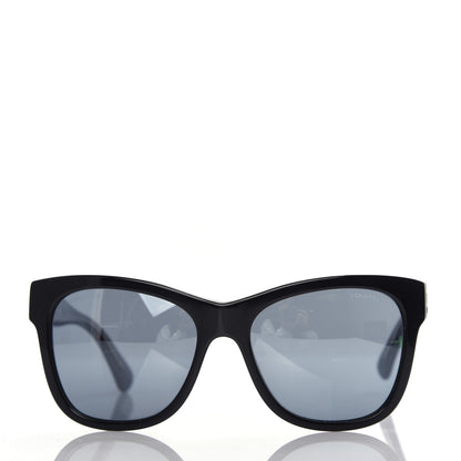 Chanel Acetate Square CC Sunglasses 5380 Black 2 of 7
