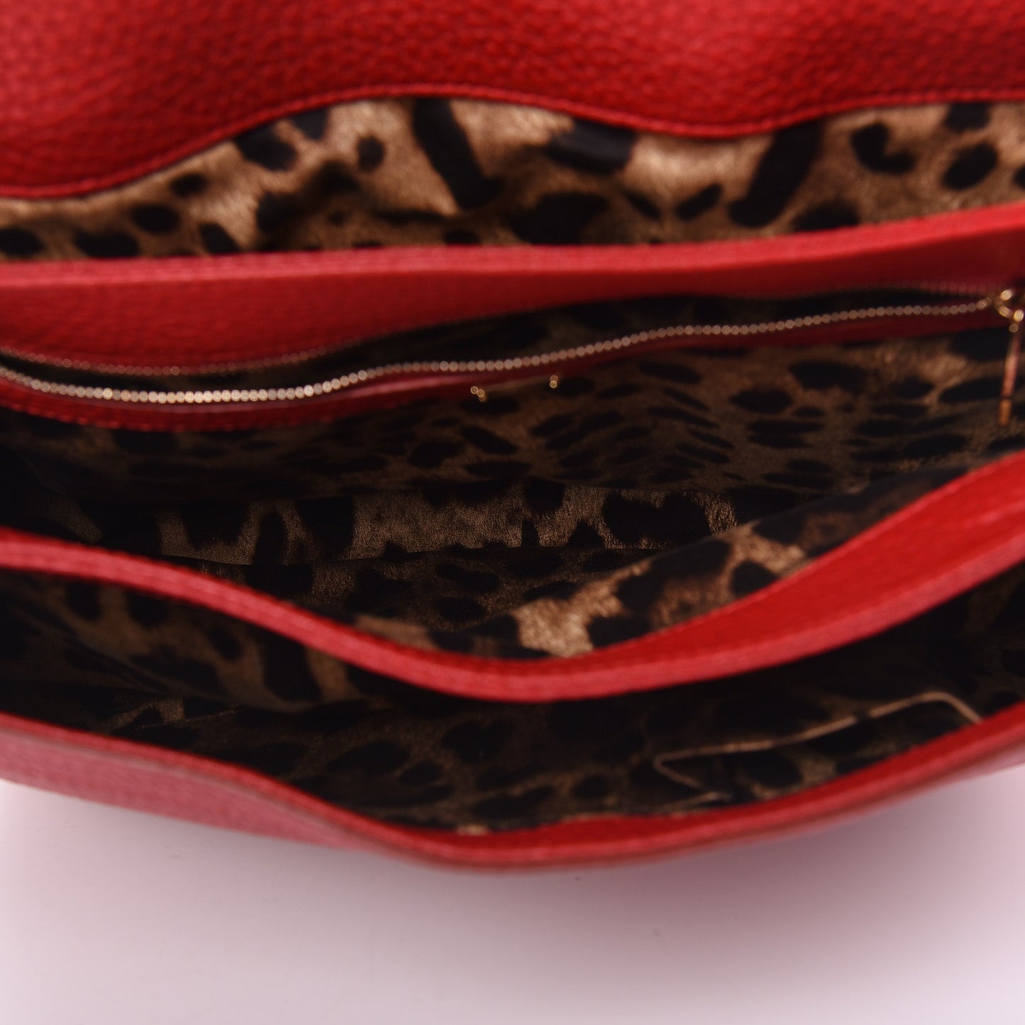 Calfskin Padlock Shoulder Bag Red