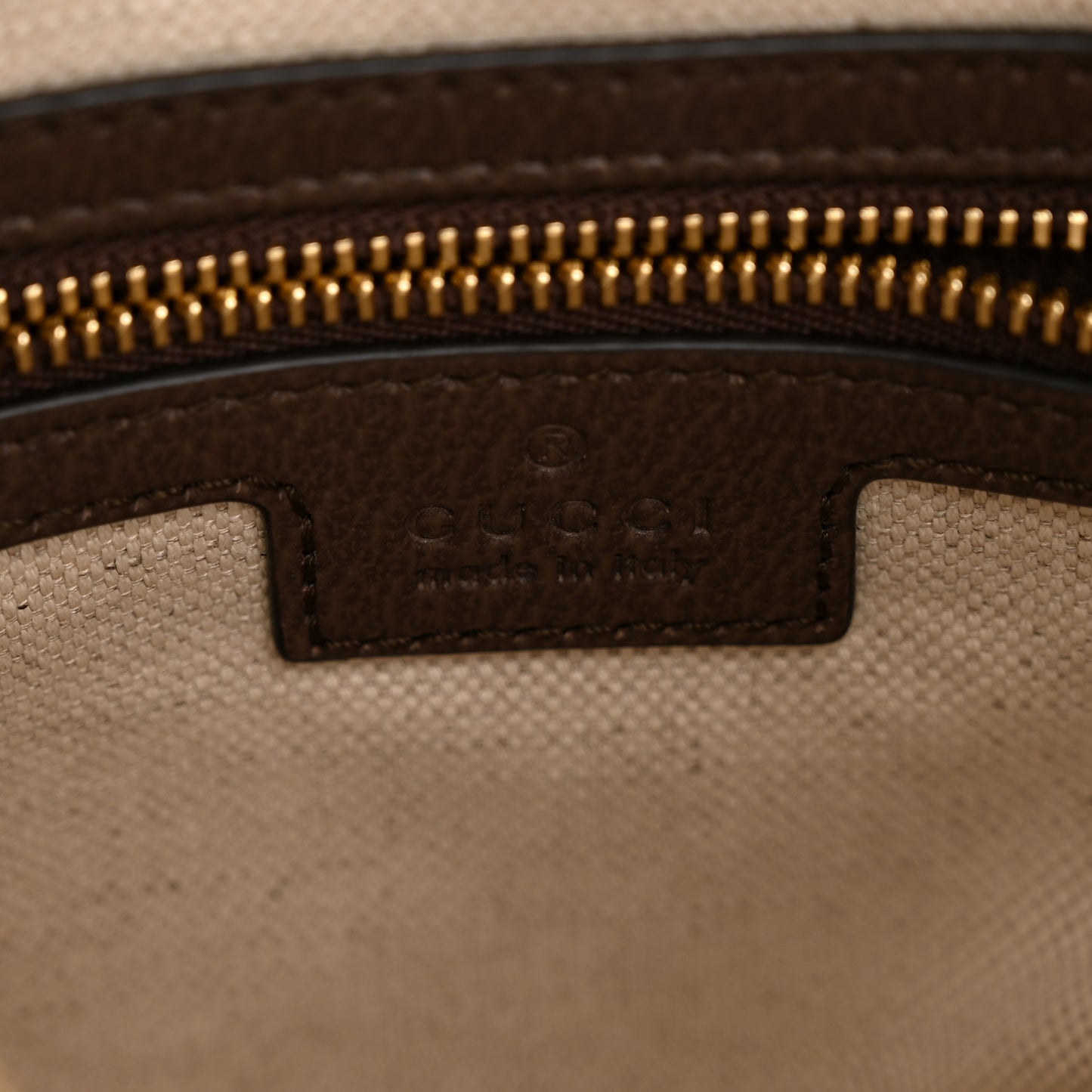 GG Supreme Monogram Textured Calfskin Web Super Mini Ophidia Shoulder Bag Beige Ebony New Acero