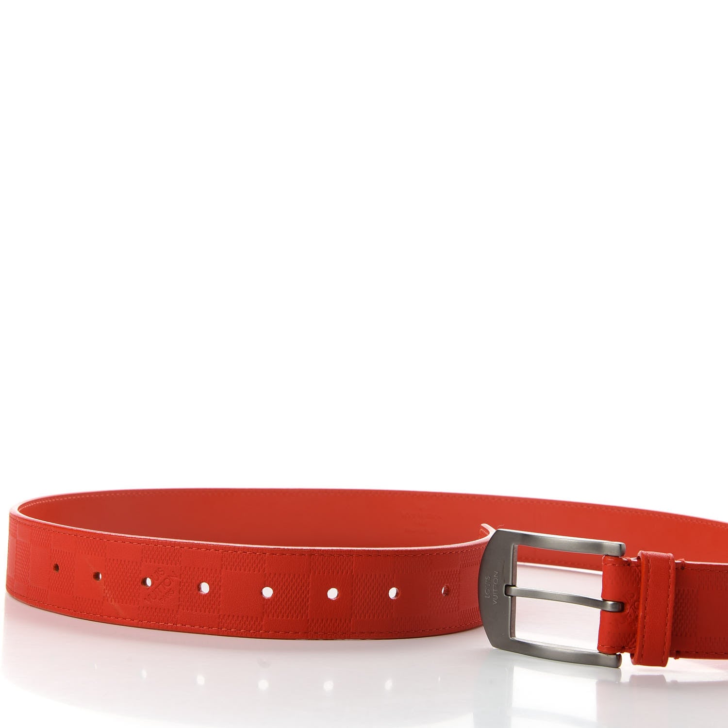 Louis Vuitton Damier Infini Calfskin 35mm Belt 95 38 Magma 4 of 4