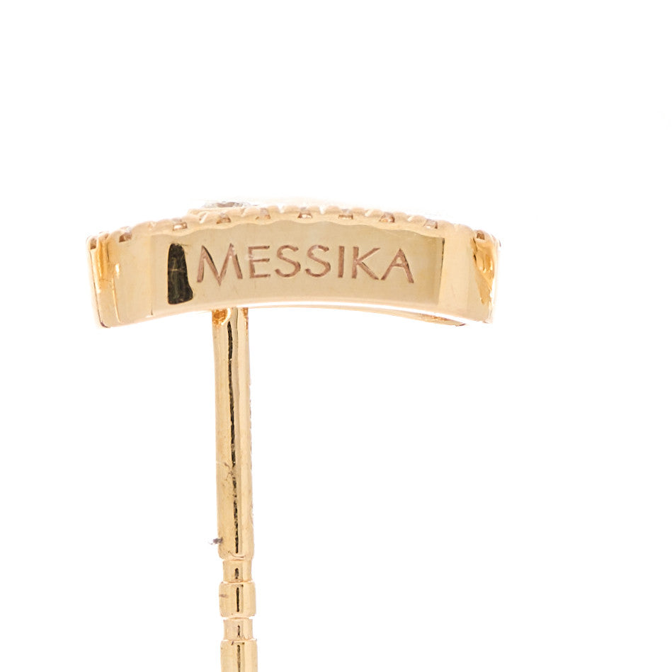 18K Rose Gold Diamond Move Uno Earrings