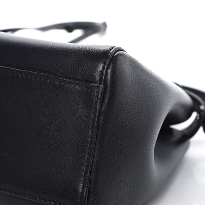 Fendi Nappa Karung Monster Eyes Mini Peekaboo Iconic Satchel Black Papavero 9 of 13