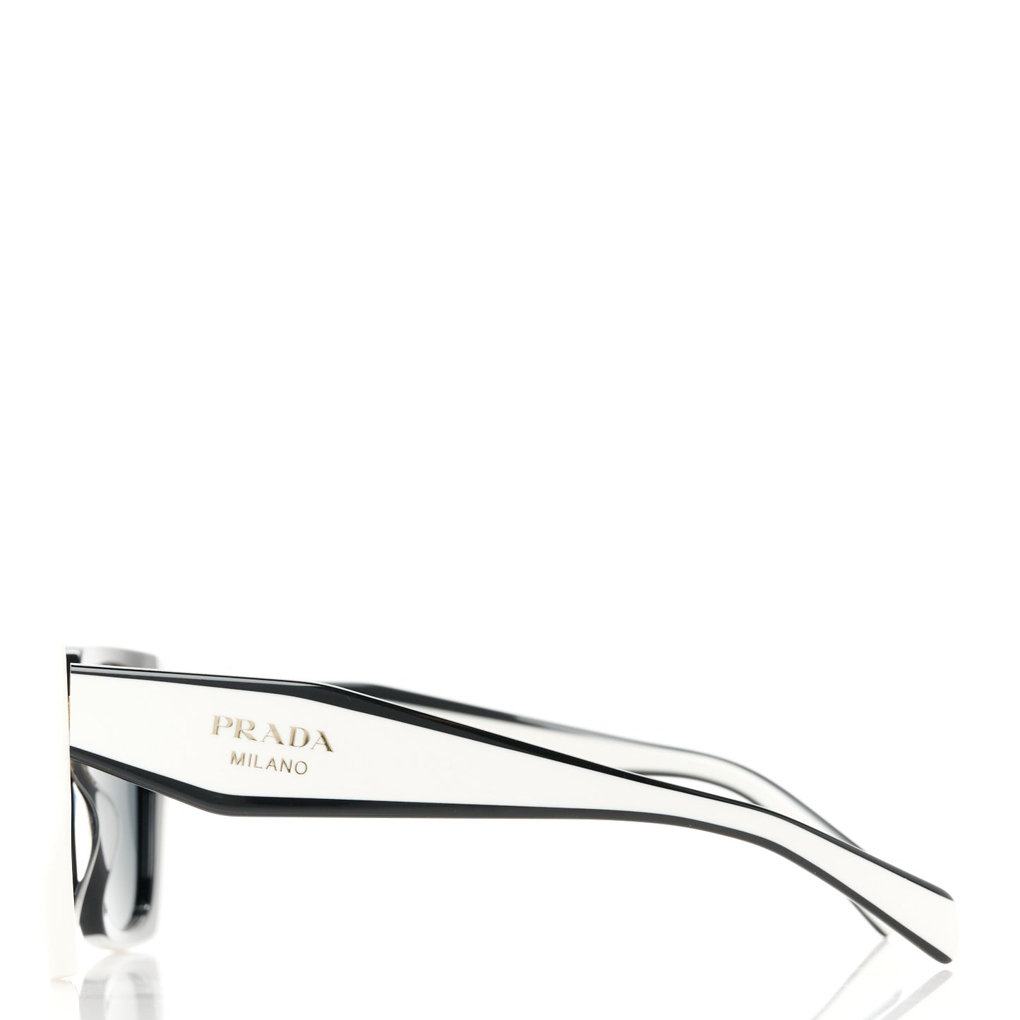 Acetate Sunglasses SPR 15W Black White