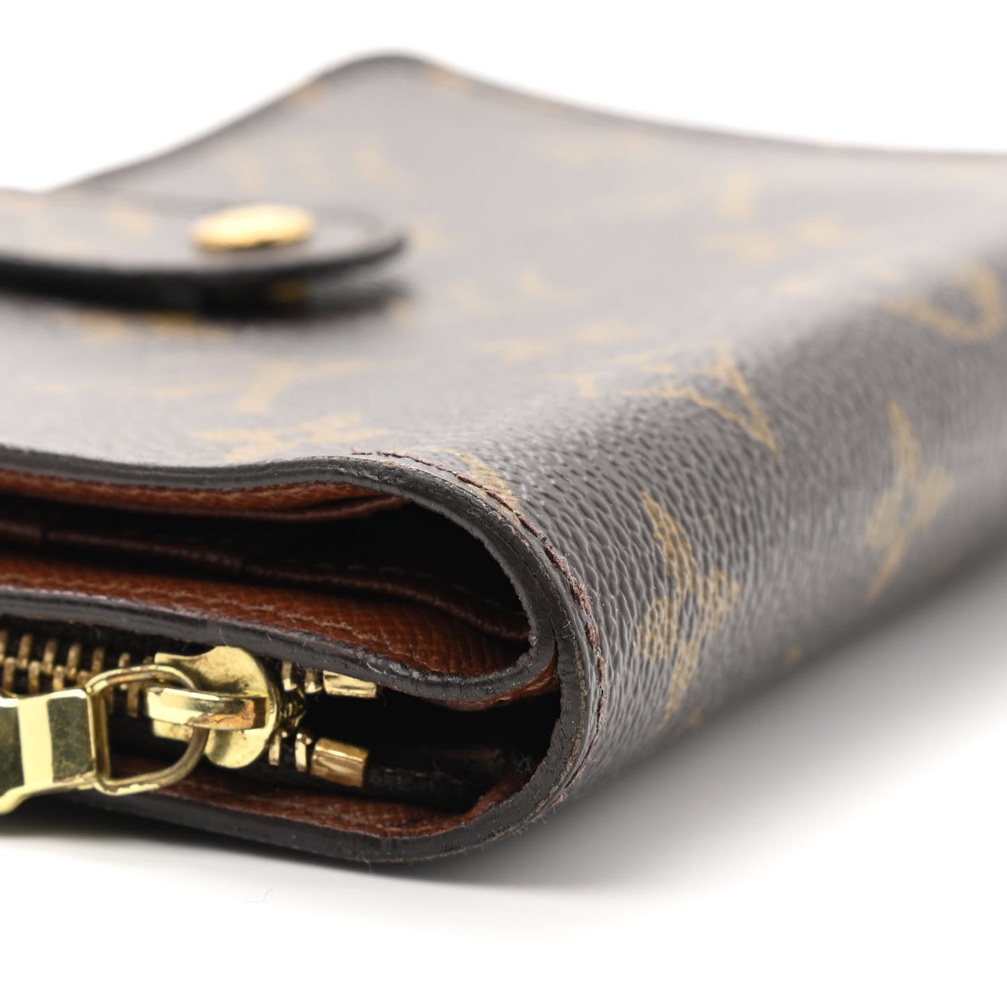 Monogram Zipped Papers Wallet
