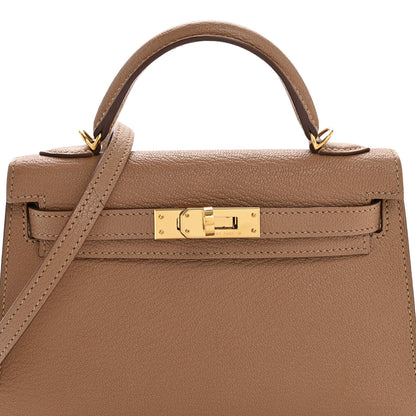 Hermes Chevre Mysore Mini Kelly Sellier 20 Quebracho 8 of 15