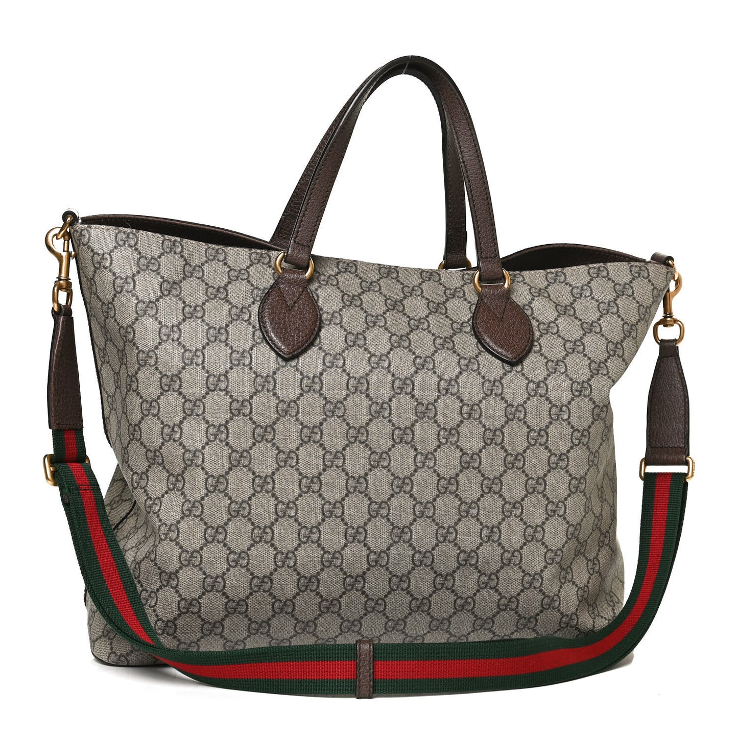 Soft GG Supreme Monogram Courrier Medium Crossbody Tote Beige New Acero