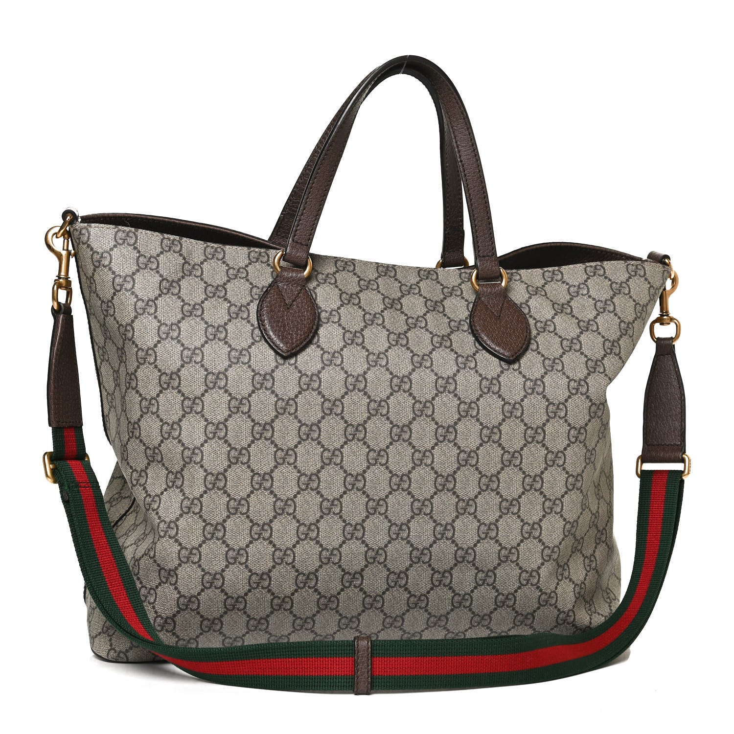 Gucci Soft GG Supreme Monogram Courrier Medium Crossbody Tote Beige New Acero 3 of 13