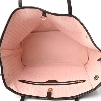 Louis Vuitton Damier Ebene Neo Neverfull MM Rose Ballerine 4 of 4