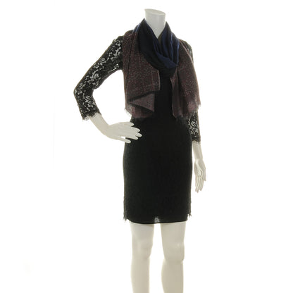 Chanel Cashmere Wool Silk CC Logo Scarf 2 of 4