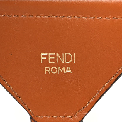 Fendi Ribbon Vitello King Logo Embossed Gingham Woven Adjustable Strap You Panna Black Cuoio 4 of 6