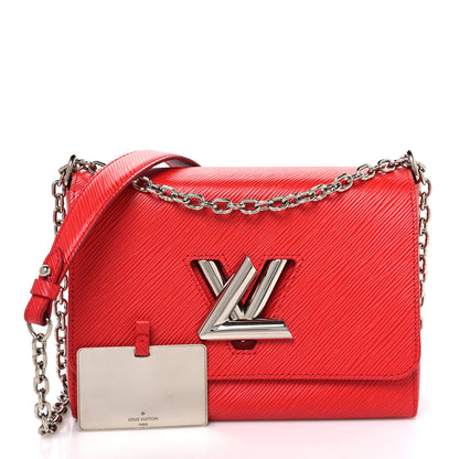 Louis Vuitton Epi Twist Shoulder Bag MM Coquelicot 3 of 12