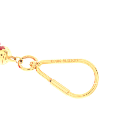 Louis Vuitton Mink Fur Fluffy Bag Charm Red 4 of 5