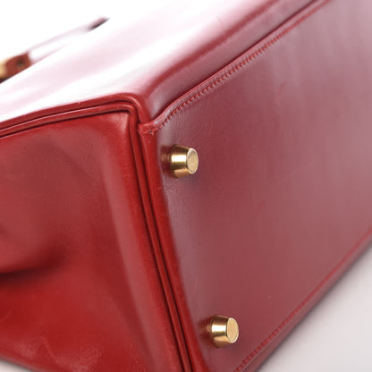 Hermes Box Kelly Retourne 28 Rouge Vif 7 of 41