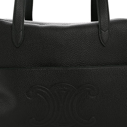 Celine Grained Calfskin Duffle Bag Night Green 8 of 11