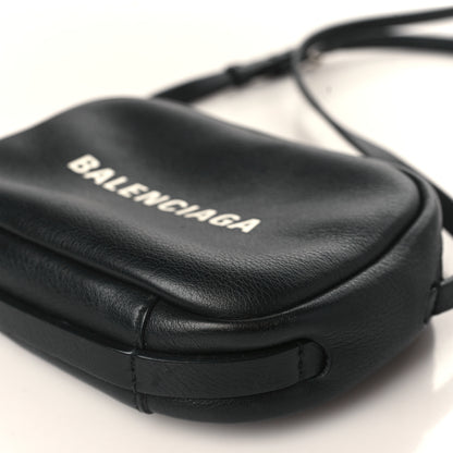 Balenciaga Calfskin Logo XS Everyday Camera Bag Black 9 of 9