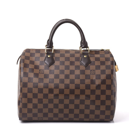 Louis Vuitton Damier Ebene Speedy 30 1 of 12