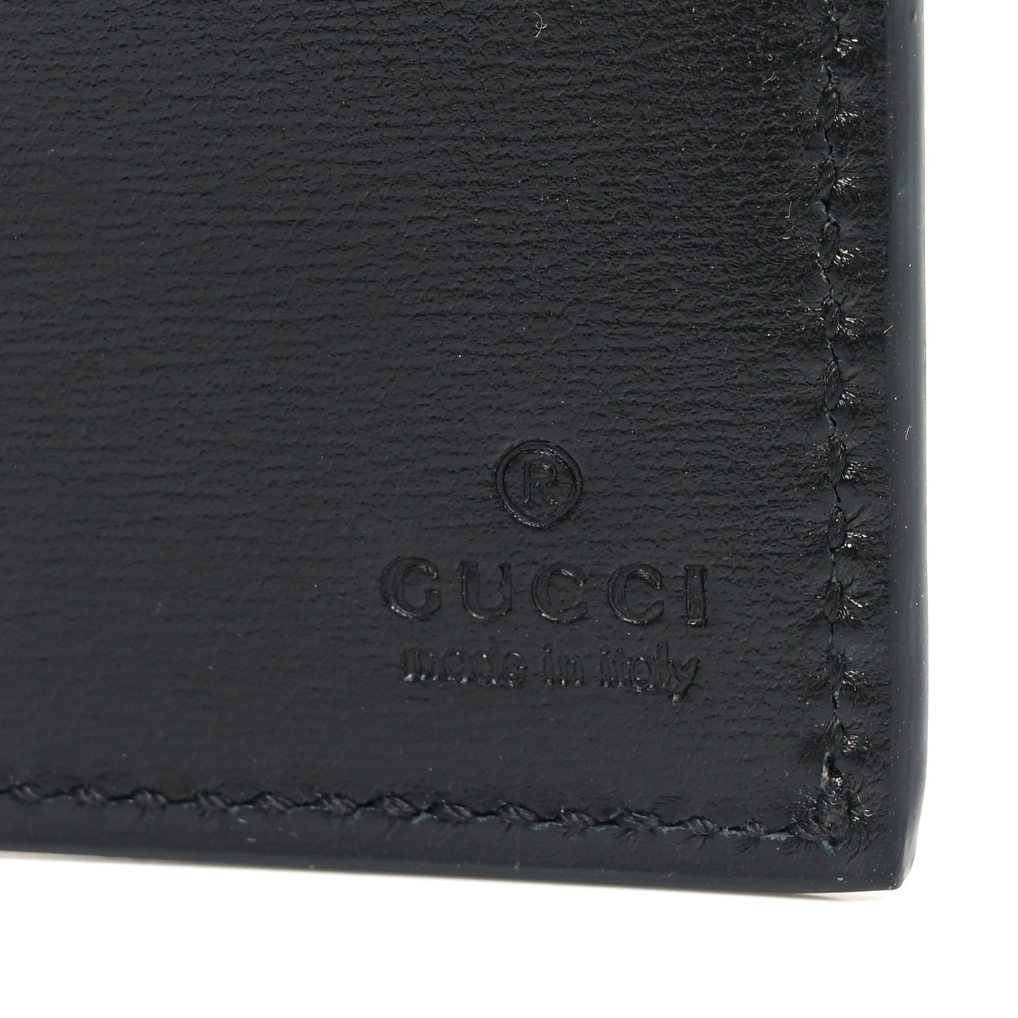 Smooth Calfskin GG Marmont Bi-Fold Wallet Black