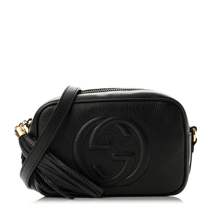 Gucci Pebbled Calfskin Mini Soho Disco Bag Black 1 of 10