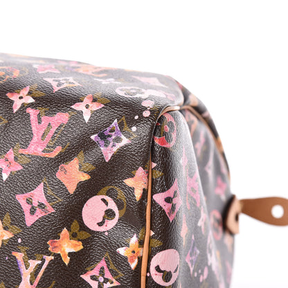 Louis Vuitton Watercolor Aquarelle Speedy 35 Brown 12 of 16