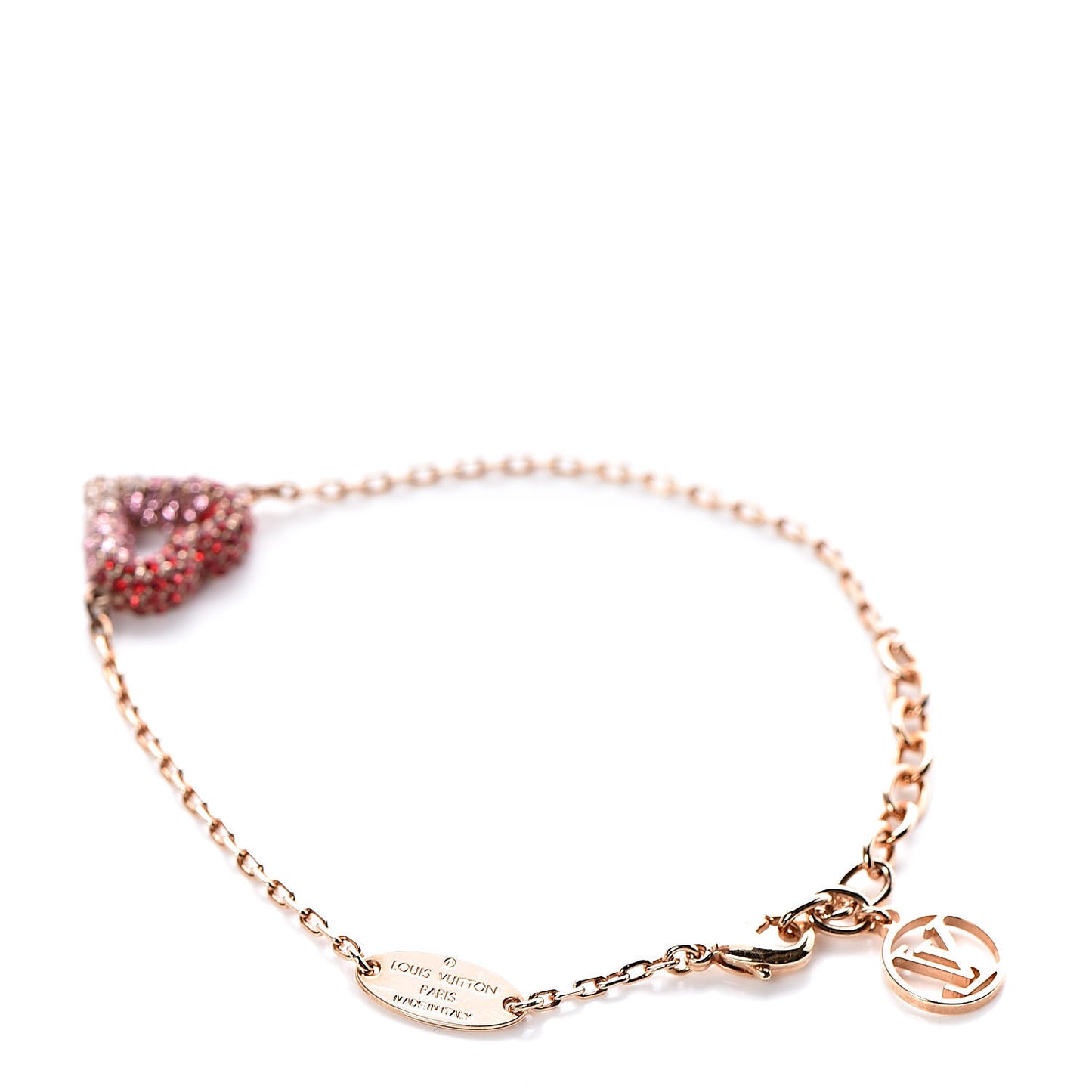 Swarovski Crystal V Heart Strass Bracelet