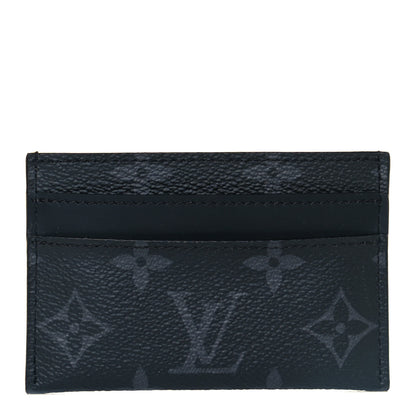 Louis Vuitton Monogram Eclipse Porte-Cartes Double Card Holder 1 of 8