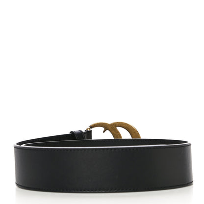 Gucci Calfskin Double G 40mm Belt 75 30 Black 3 of 9