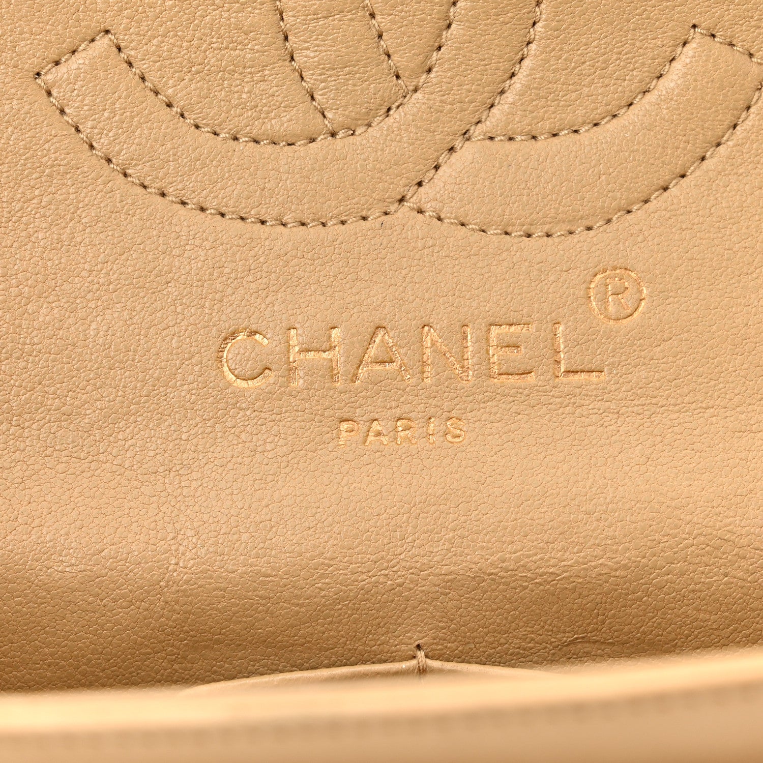 Chanel Lambskin Quilted Small Double Flap Beige 6 of 11