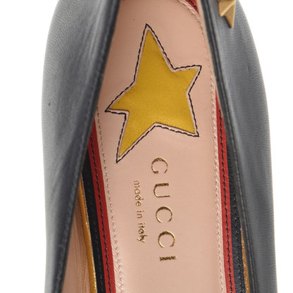 Gucci Calfskin Web Ballerina Flat 37 Nero Black 7 of 8