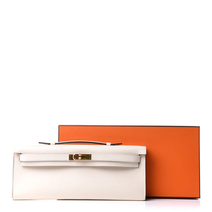 Hermes Swift Kelly Cut Clutch Pochette Nata 9 of 9